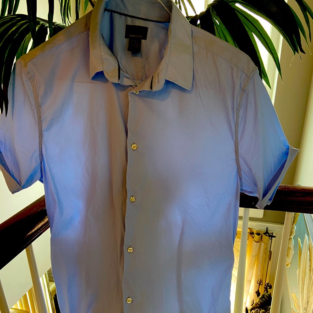 Men’s short sleeves cotton shirt